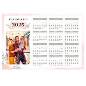 Calendario 15x20 imantado 2025