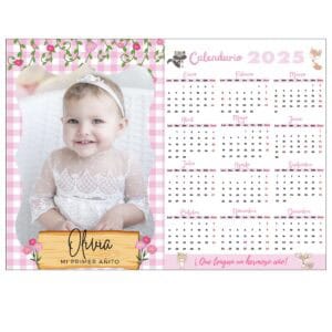 Calendario 20x30 imantado 2025
