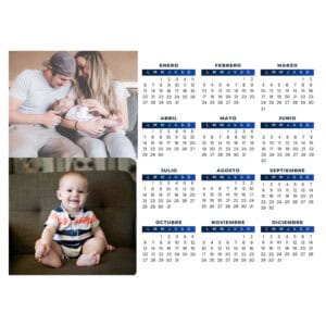 Calendario 20x30 2025