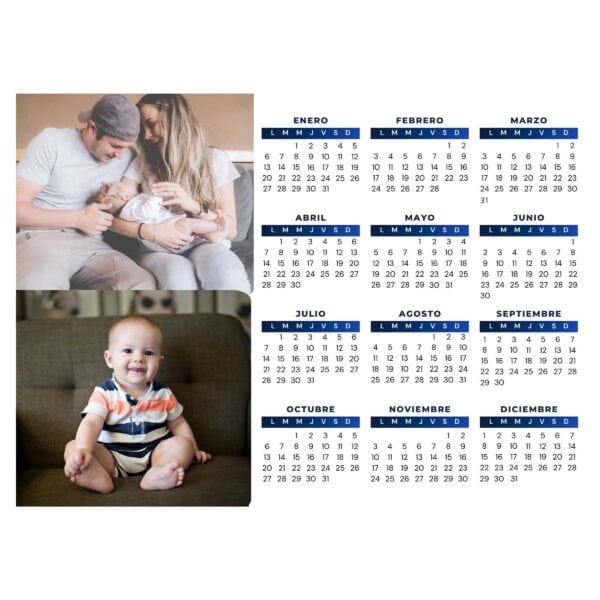 Calendario 20x30 2025