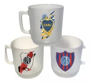Taza de vidrio esmerilada personalizada Dia del padre