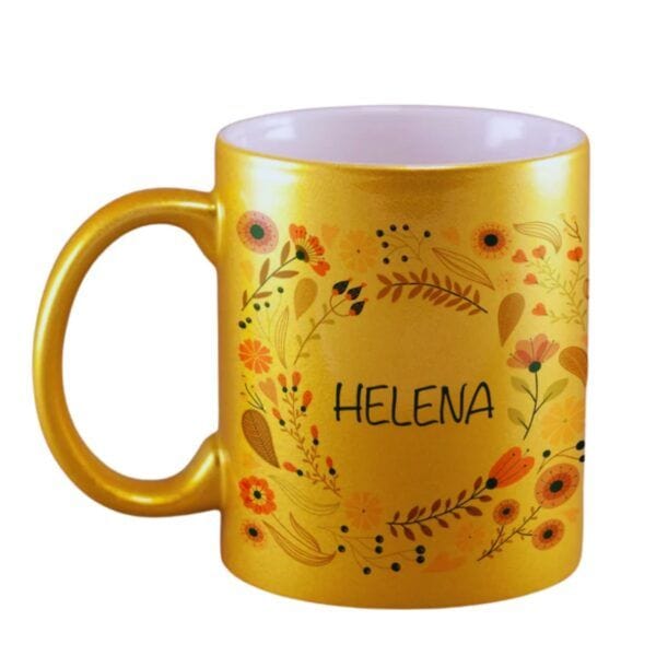 Taza perlada dorada - Imagen 3