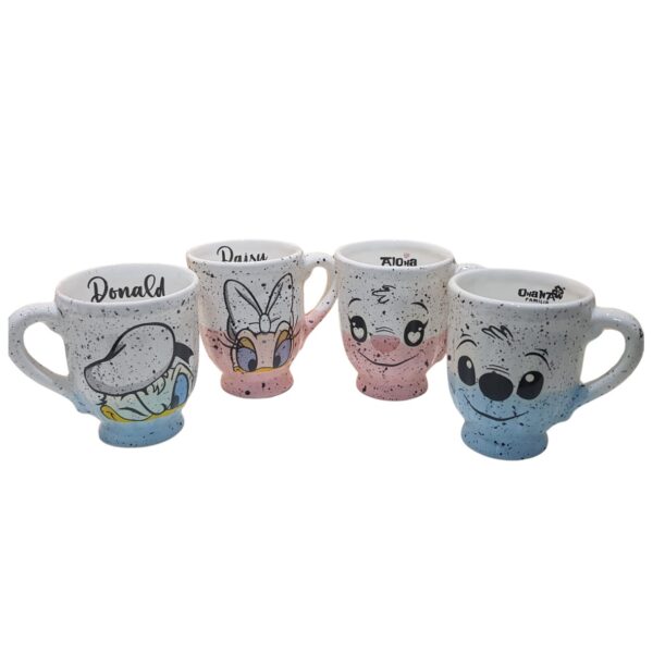 Taza pareja cerámica gaspeada - Imagen 4