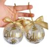 Esferas Navideñas rellenables transparentes