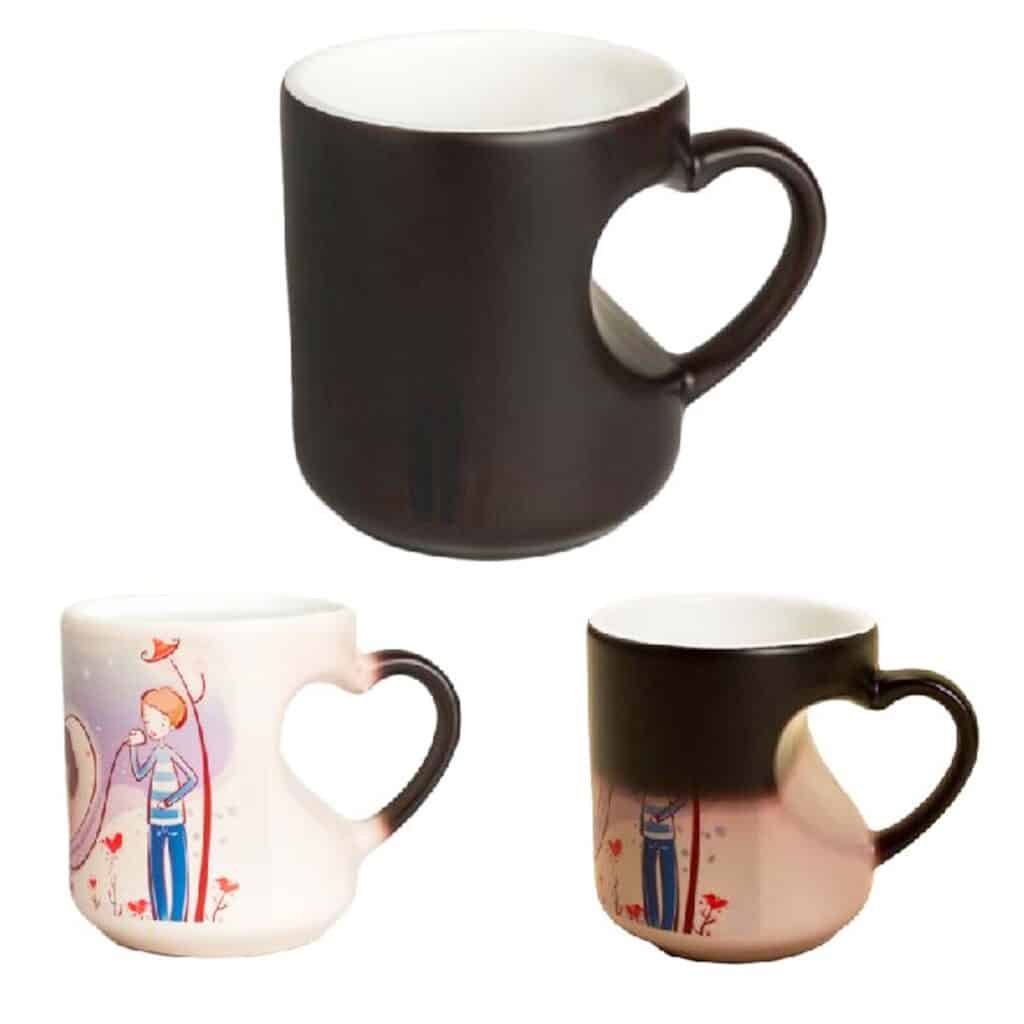 Taza magica corazon personalizada - Imagen 2