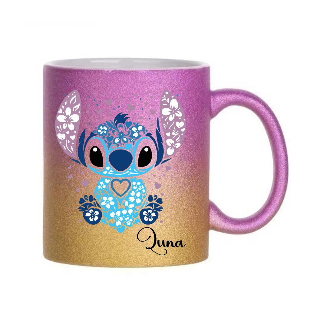 Taza tornasolada bicolor