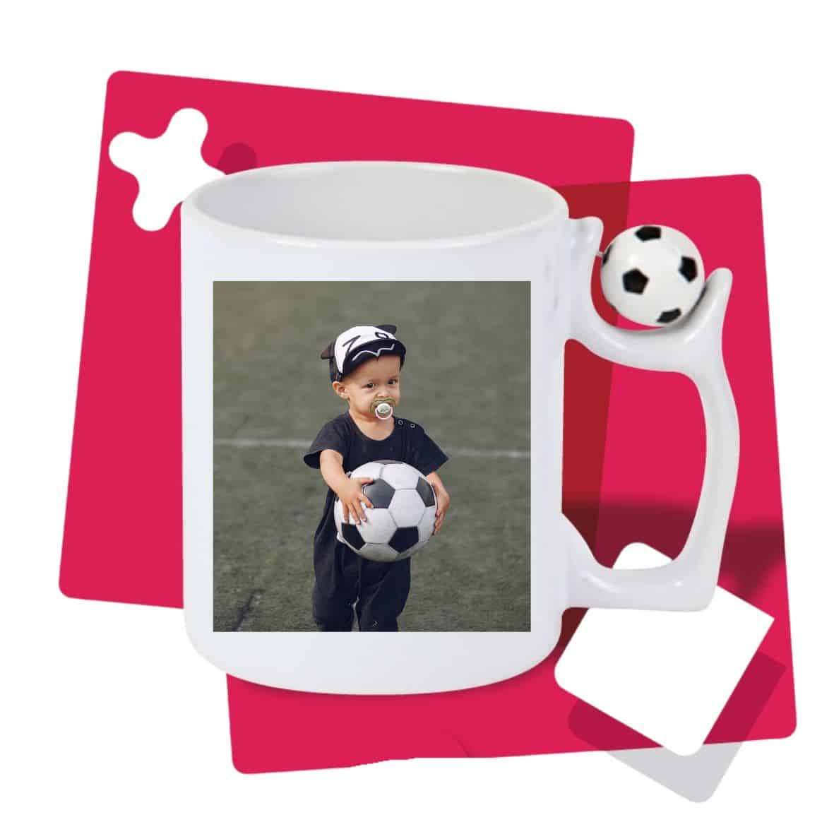 Taza Cerámica Asa Pelota - Imagen 4