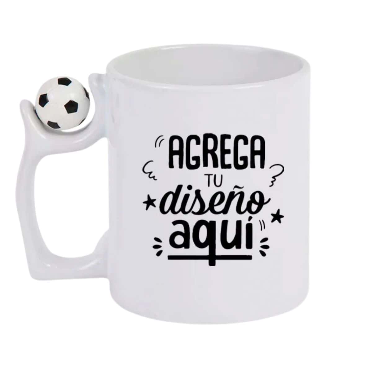 Taza Cerámica Asa Pelota - Imagen 5