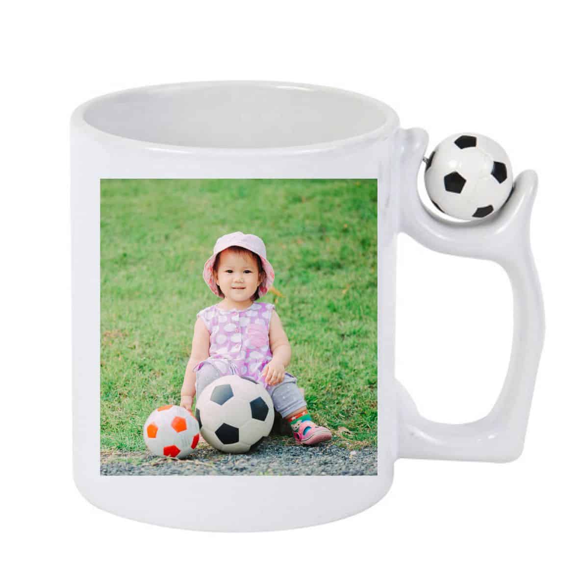 Taza Cerámica Asa Pelota