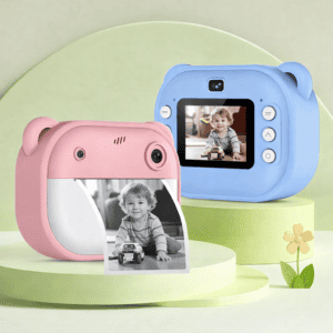 Cámara compacta para niños con impresora