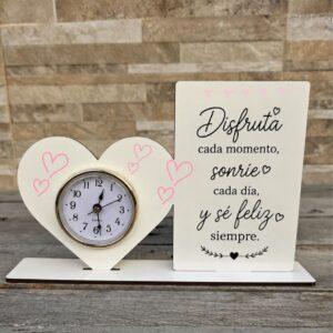 Reloj cuadro Madera